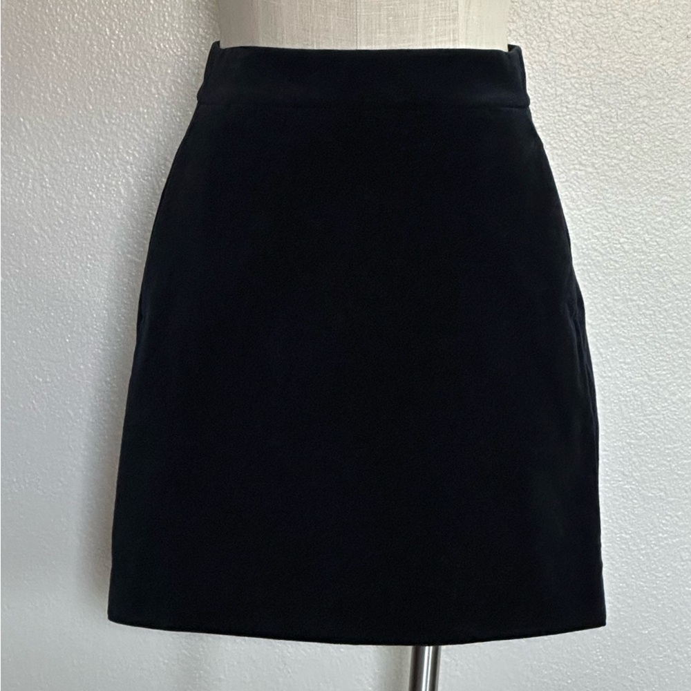 J.Crew velvet pencil skirt women’s size 8